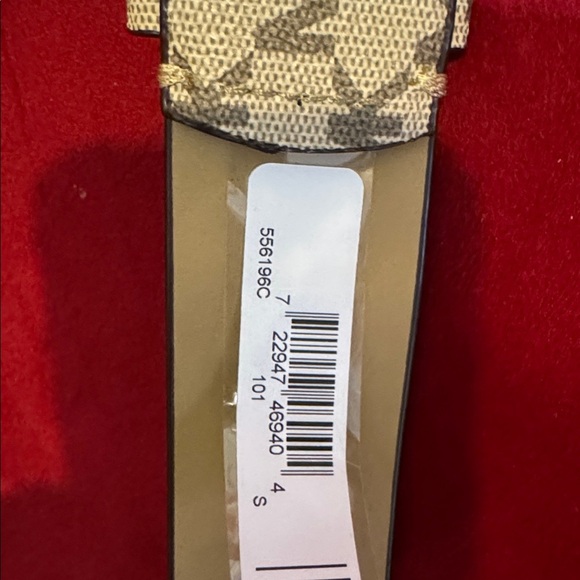 Michael Kors signature logo print belt, size - S main image 5